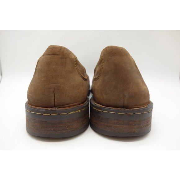 Born Brown Leather Dress Casual Slip On Chelsea Loafers Shoes Men's 47.5 / 13 - Picture 10 of 11